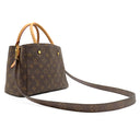 ルイヴィトン LOUIS VUITTON モンテーニュBB M41055 モノグラム モノグラムキャンバス 2WAYバッグ ゴールド金具 茶 ショルダー ハンドバッグ