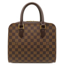 ルイヴィトン LOUIS VUITTON トリアナ N51155 ダミエエベヌ ダミエキャンバス ハンドバッグ ゴールド金具 茶