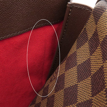 ルイヴィトン LOUIS VUITTON トリアナ N51155 ダミエエベヌ ダミエキャンバス ハンドバッグ ゴールド金具 茶