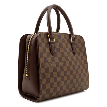 ルイヴィトン LOUIS VUITTON トリアナ N51155 ダミエエベヌ ダミエキャンバス ハンドバッグ ゴールド金具 茶