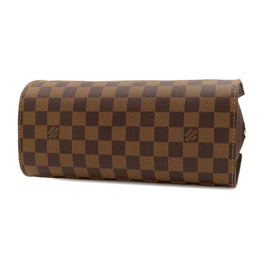 ルイヴィトン LOUIS VUITTON トリアナ N51155 ダミエエベヌ ダミエキャンバス ハンドバッグ ゴールド金具 茶