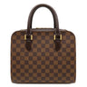 ルイヴィトン LOUIS VUITTON トリアナ N51155 ダミエエベヌ ダミエキャンバス ハンドバッグ ゴールド金具 茶
