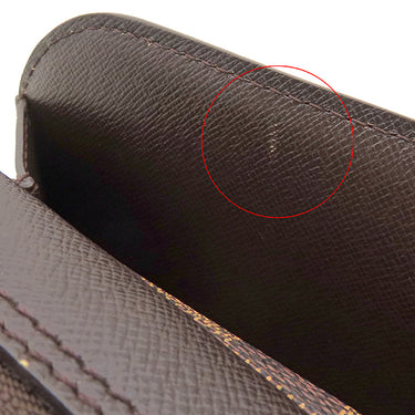 ルイヴィトン LOUIS VUITTON トリアナ N51155 ダミエエベヌ ダミエキャンバス ハンドバッグ ゴールド金具 茶
