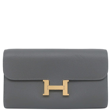 エルメス HERMES コンスタンス トゥーゴー アルドワーズ エバーカラー 長財布 ゴールド金具 2024年製