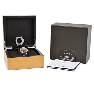 腕時計 パネライ PANERAI ルミノール ドゥエ PAM01029 V番 自動巻き レディース V番 K18RG無垢 ブラック デイト スモールセコンド