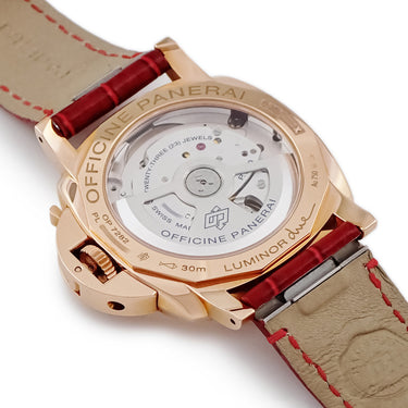 腕時計 パネライ PANERAI ルミノール ピッコロ ドゥエ ゴールドテック マドレペルラ PAM01280 X番 自動巻き レディース X番 K18 シェル