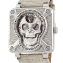 腕時計 ベル&ロス BELL&ROSS BR01 ラフィング スカル BR01-SKULL-SK-ST 手巻き メンズ ガイコツ 骸骨 スケルトン スクエア 限定