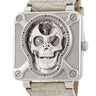 腕時計 ベル&ロス BELL&ROSS BR01 ラフィング スカル BR01-SKULL-SK-ST 手巻き メンズ ガイコツ 骸骨 スケルトン スクエア 限定