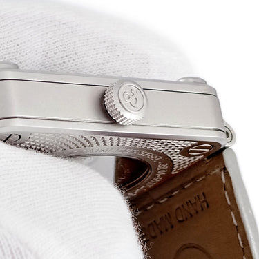 腕時計 ベル&ロス BELL&ROSS BR01 ラフィング スカル BR01-SKULL-SK-ST 手巻き メンズ ガイコツ 骸骨 スケルトン スクエア 限定