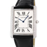 腕時計 カルティエ Cartier タンク ルイ カルティエ XL WT200006 手巻き メンズ K18WG無垢 純正ダイヤ スクエア ローマン 薄型