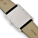 腕時計 カルティエ Cartier タンク ルイ カルティエ XL WT200006 手巻き メンズ K18WG無垢 純正ダイヤ スクエア ローマン 薄型