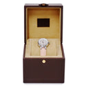 腕時計 ルイヴィトン Louis Vuitton タンブール フォーエバー Q121P クオーツ レディース 純正ダイヤ ホワイト シェル アラビア バー