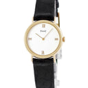 腕時計 ピアジェ PIAGET ラウンド 97119 手巻き レディース OH済 K18YG無垢 ホワイト ローマン ヴィンテージ