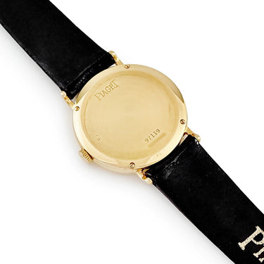 腕時計 ピアジェ PIAGET ラウンド 97119 手巻き レディース OH済 K18YG無垢 ホワイト ローマン ヴィンテージ