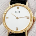 腕時計 ピアジェ PIAGET ラウンド 97119 手巻き レディース OH済 K18YG無垢 ホワイト ローマン ヴィンテージ