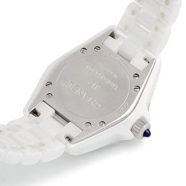 腕時計 シャネル CHANEL J12 H2541 クオーツ レディース サファイア ホワイト セラミック 逆回転防止ベゼル 限定