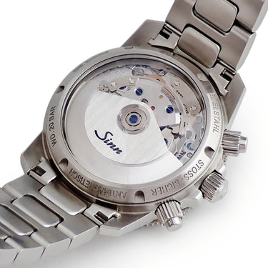 腕時計 ジン SINN 103 クロノグラフ 103.B.SA.AUTO 自動巻き メンズ ブラック アラビア デイデイト 回転ベゼル ドイツ時計