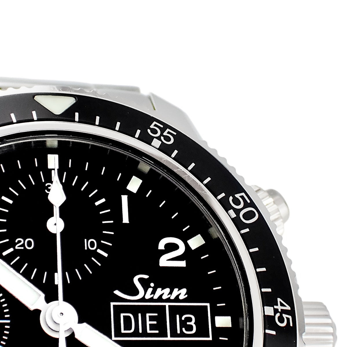 ジン SINN 103 クロノグラフ 103.B.SA.AUTO 自動巻き メンズ ブラック