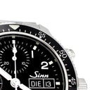 腕時計 ジン SINN 103 クロノグラフ 103.B.SA.AUTO 自動巻き メンズ ブラック アラビア デイデイト 回転ベゼル ドイツ時計