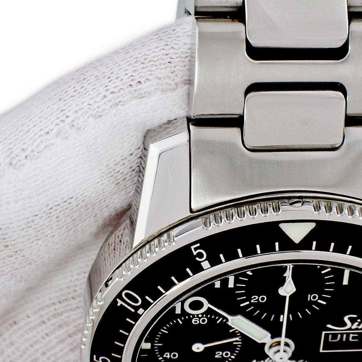 ジン SINN 103 クロノグラフ 103.B.SA.AUTO 自動巻き メンズ ブラック