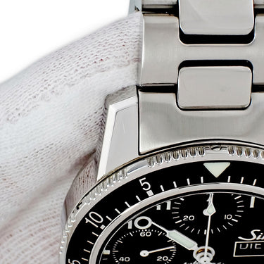 腕時計 ジン SINN 103 クロノグラフ 103.B.SA.AUTO 自動巻き メンズ ブラック アラビア デイデイト 回転ベゼル ドイツ時計