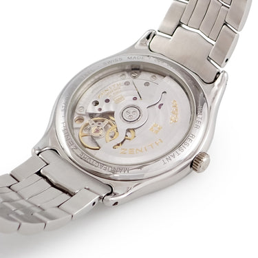 腕時計 ゼニス ZENITH クラス エリート デイト 02.0040.680/51 自動巻き メンズ ブルー スモールセコンド ポストヴィンテージ