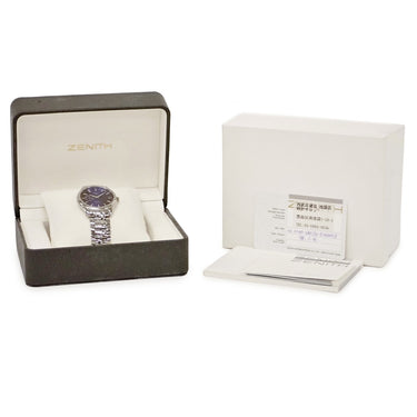 腕時計 ゼニス ZENITH クラス エリート デイト 02.0040.680/51 自動巻き メンズ ブルー スモールセコンド ポストヴィンテージ