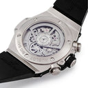 腕時計 ウブロ HUBLOT ビッグバン ウニコ チタニウム パヴェ 411.NX.1170.RX.1704 自動巻き メンズ 純正ダイヤ スケルトン
