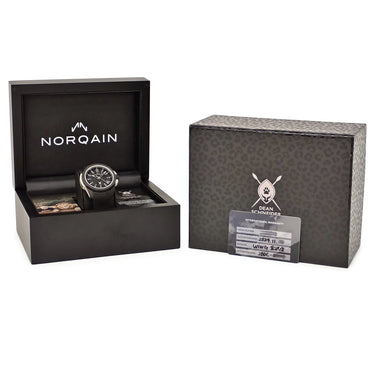 腕時計 ノルケイン NORQAIN インディペンデンス ワイルドワン ハクナミパカ N3000.21Q41.B01.R01 自動巻き メンズ ブラック 限定
