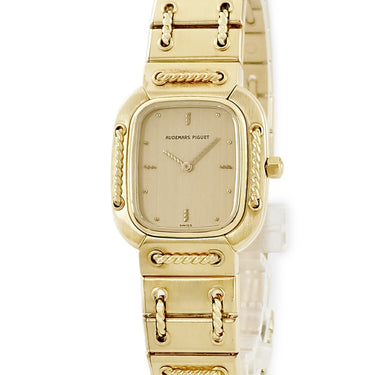 腕時計 オーデマピゲ AUDEMARS PIGUET レディ ロープ BA66050/592BA クオーツ レディース AP K18YG無垢 イエローゴールド シャンパン