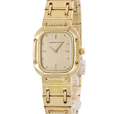 腕時計 オーデマピゲ AUDEMARS PIGUET レディ ロープ BA66050/592BA クオーツ レディース K18YG無垢 イエローゴールド シャンパン AP