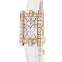 腕時計 ハリーウィンストン Harry Winston レディ アヴェニュー オーロラ 310LQR クオーツ レディース K18PG無垢 ダイヤ ホワイト シェル