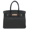 エルメス HERMES バーキン30 ブラック トゴ ハンドバッグ ローズゴールド金具 黒 ピンクゴールド PG金具 RG金具 リカラー有