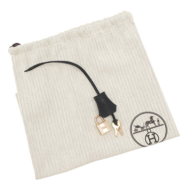 エルメス HERMES バーキン30 ブラック トゴ ハンドバッグ ローズゴールド金具 黒 ピンクゴールド PG金具 RG金具 リカラー有