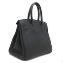 エルメス HERMES バーキン30 ブラック トゴ ハンドバッグ ローズゴールド金具 黒 ピンクゴールド PG金具 RG金具 リカラー有