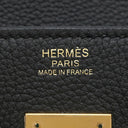 エルメス HERMES バーキン30 ブラック トゴ ハンドバッグ ゴールド金具 黒