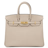 エルメス HERMES バーキン 25 トゥルティエールグレー トゴ ハンドバッグ ゴールド金具