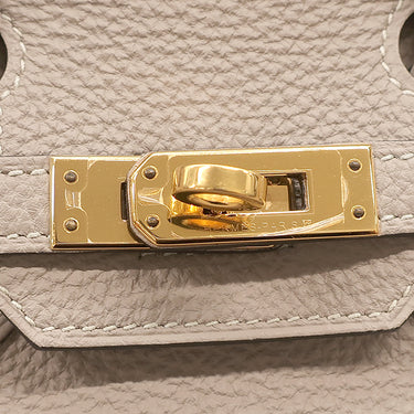 エルメス HERMES バーキン 25 トゥルティエールグレー トゴ ハンドバッグ ゴールド金具