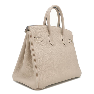 エルメス HERMES バーキン 25 トゥルティエールグレー トゴ ハンドバッグ ゴールド金具