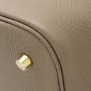 エルメス HERMES ピコタンロックMM エトゥープ トリヨンクレマンス ハンドバッグ ゴールド金具 新品 未使用 グレージュ 2025年製