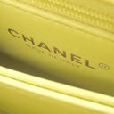シャネル CHANEL トップハンドル フラップ バッグ A92990 ライトイエロー キャビアスキン 2WAYバッグ シャンパンゴールド金具 ココハンドル