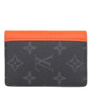 ルイヴィトン LOUIS VUITTON オーガナイザー ドゥ ポッシュ M25841 モノグラムエクリプス×サンライズオレンジ モノグラムエクリプス カードケース パスケース