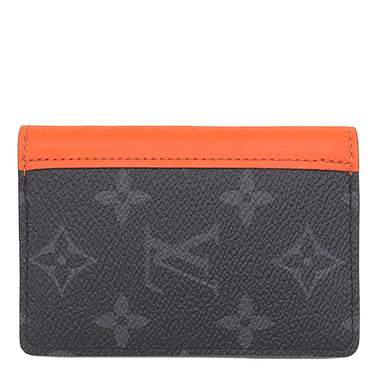 ルイヴィトン LOUIS VUITTON オーガナイザー ドゥ ポッシュ M25841 モノグラムエクリプス×サンライズオレンジ モノグラムエクリプス カードケース パスケース