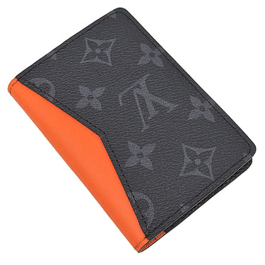 ルイヴィトン LOUIS VUITTON オーガナイザー ドゥ ポッシュ M25841 モノグラムエクリプス×サンライズオレンジ モノグラムエクリプス カードケース パスケース