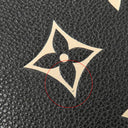 ルイヴィトン LOUIS VUITTON ポシェット フェリシー M82479 ブラックベージュ モノグラムアンプラント チェーンウォレット ゴールド金具 黒