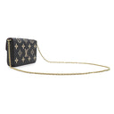 ルイヴィトン LOUIS VUITTON ポシェット フェリシー M82479 ブラックベージュ モノグラムアンプラント チェーンウォレット ゴールド金具 黒
