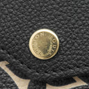 ルイヴィトン LOUIS VUITTON ポシェット フェリシー M82479 ブラックベージュ モノグラムアンプラント チェーンウォレット ゴールド金具 黒