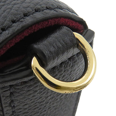 ルイヴィトン LOUIS VUITTON ポシェット フェリシー M82479 ブラックベージュ モノグラムアンプラント チェーンウォレット ゴールド金具 黒