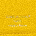 ルイヴィトン LOUIS VUITTON ポルトフォイユ ヴィクトリーヌ M14156 ギンコイエロー モノグラムアンプラント 三つ折り財布 ゴールド金具 黄色