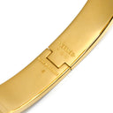 エルメス Hermes クリックHH PM ネイビー×ゴールド GP エナメル ブレスレット ブルー 青 紺 Hブレス